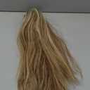 Pre Cut No Glue Lace Wig Ash Blonde Wear and Go Glueless Synthetic Lace Front Wig for Women with Bangs Layered Straight Wigs Pre Plucked Highlight Dirty Blonde Wig 3 Seconds to Wear 20Inch