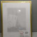 Upsimples 16x20 Picture Frame, Display Pictures 11x14 with Mat or 16 x 20 Without, Wall Hanging Poster Frame, Gold, 1 Pack