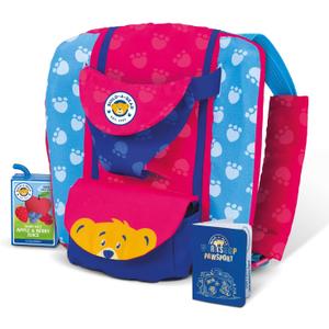 Casdon Build-A-Bear Workshop Pawfect Adventure Toy Bear Carrier | Multi-Way Carrier for Teddies | For Kids Aged 3+ | Includes Bag, Juice Box, Hat & Pawsport | Official Licensed Toy