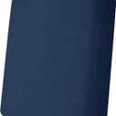 ZNSAYOTX Stretch Individual Cushion Covers Sofa Chair Cushion Couch Seat Covers Slipcovers Soft Replacement Unique Pattern Furniture Protector with Elastic Bottom (Navy, 1 Pc Cushion Cover)