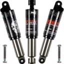 CNCLOL Mountain Bike Rear Shock 120mm/125mm/150mm/165mm/185mm/190mm/200mm,Bicycle Shock Absorber- Hydraulic Rear Suspension Shock for Mtb/Mtn/ebike/Dmn. (200mm x 750lbs)