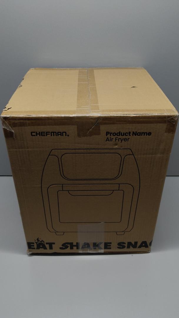 CHEFMAN Multifunctional Digital Air Fryer+ Rotisserie, Dehydrator, Convection Oven, 17 Touch Screen Presets Fry, Roast, Dehydrate, Bake, XL 10L Family Size, Auto Shutoff, Large Easy-View Window, Black