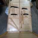 30x90 Inch Boho Low Picnic Wood Table - Foldable Design And And 2 Set Of Wood Table Leg For Sitting On The Floor Low Height Floor Picnic Table Encourage A Laid-back Vibe At Home Or In Nature