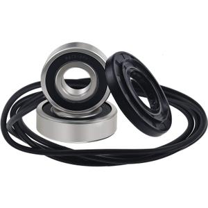 Front Load Washer Tub Bearings and Seal Kit Compatible for LG & Kenmore Etc Replacement Part 4036ER2004A 4036ER4001B 4280FR4048E 4280FR4048L - Black
