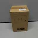 Makeup Brush Holder, 2 Tier Clear Cosmetic Tools Organizer, Round Makeup Organizer for Vanity Countertop (Milky White)