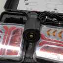 Wireless Trailer Lights, Magnetic LED Rechargeable and Portable Tow Lights Kit for Trucks, RVs, Campers, Boats, Caravans, and Wreckers
