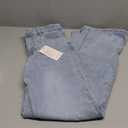 FUNUCA Straight Leg Jeans for Women,High Waisted Wide Leg Loose Microelastic Boyfriend Denim Pants, Size 4