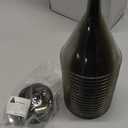 Liacere 24 Pack Gray Gold Glitter Plastic Martini Glasses - 6.25oz Disposable Cocktail Glasses - Plastic Margarita Glasses - Plastic Cocktail Glasses Perfect for Wedding&Party&Christmas&New Year