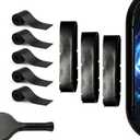 2 x AEJ Pickleball Accessories Kit, 5 PU Overgrips and 3 Edge Guard Tapes, Pickleball Paddle Grip Replacement and Edge Protection Set for Paddle Care, Practice and Game Play
