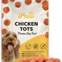 Chicken Tots Dog Treats for Puppy Training, All Natural Human Grade Dog Treat, Hypoallergenic, Easy to Digest (Chicken Tots) (3.5 Ounce (Pack of 1))