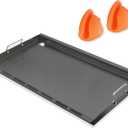 6789 Full Size Griddle Insert for Weber GS4 Genesis II 400 Series Gas Grills, Flat Top Griddle Repalcement for Weber Genesis II S-410/E-410, S-435/E-435 and LX S-440/E-440 with Mini Oven Mitt