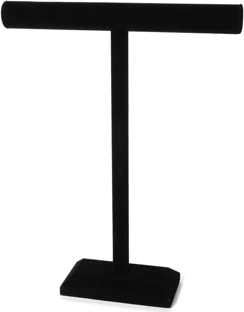 Darice Jewelry Stand, 18"-by-14, Black Velvet