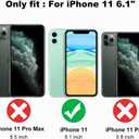 MOWIME Compatible with iPhone 11 Case with Strap Wrist, Cheetah Print Shockproof Soft TPU Protective Cover for Women Girls, Slim Anti Scratch Case for iPhone 11 6.1 Inch, Black