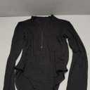 Long Sleeve Body Suit Mock Turtle Neck Zip Up Bodysuit for Women Ribbed Deep V Sexy Bodysuit Shirts, M