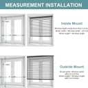MYshade Cordless Cellular Window Shades No Tools No Drill Blackout Blinds for Indoor Windows Size 19" Wide X 64" Height White Room Darkening Window Blinds for Bedroom, Bathroom, Kitchen, Living Room