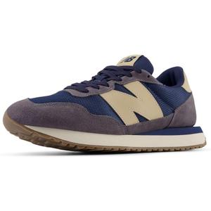 New Balance Men's 237 V1 Classic Sneaker, Navy/ Beige, 10