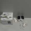 GMK Security Cameras Wireless Outdoor 4 Pack, 2K Battery Powered Cameras for Home Security, Color Night Vision, Motion Detection, 2Way Talk, IP65 Waterproof, Remote Access, Cloud/SD Storage