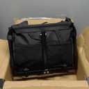 Wagons Carts Foldable, 360 Lbs with Adjustable Handle, Black Lightweight Portable, Collapsible Wagon for Camping, Shopping, Sports, Travel, Garage and Gardening Storage with Drink Holders