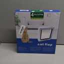 Ycozy XL Cat Doors Outer Size 11" x 9.8" 4-Way Locking Indoor Pet Door for Interior Exterior Door Wall Window, Weatherproof Cat Flap for Kittens & Dogs Easily Install (Brown)