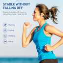 Bone Conduction Headphones Bluetooth 5.4 Wireless Earphones Open Ear Headphones with Mic, Sports Earphones IPX6 Waterproof Headset, 12H Playtime for Cycling, Hiking, Running, Driving