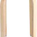 Ejoyous Bentwood Stackable Stool, Anti Slip Bent Wood Stacking Chairs, 30 CM / 11.8 Inch Round Backless Counter Stools for Kitchen Home, Garden, Workroom, Living and Class Room (White)