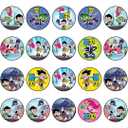 30 x Edible Cupcake Toppers Themed of The Titans Go! Edible Cake Decorations | Uncut Edible on Wafer Sheet