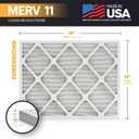 BNX TruFilter 14x18x1 Air Filter MERV 11 (6-Pack) - MADE IN USA - Allergen Defense Electrostatic Pleated Air Conditioner HVAC AC Furnace Filters for Allergies, Dust, Pet, Smoke, Allergy MPR 1200 FPR 7