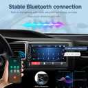 Leadfan 7inch Car Stereo Double Din Radio Touchscreen with Backup Camera Multimedia Car Audio Support Mirror Link, Bluetooth Caller ID, FM/MP3/MP4/USB/Subwoofer,Aux Input Car Audio Receivers