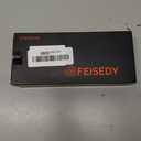 FEISEDY Polarized Women Square Sunglasses Sparkling Composite Shiny Frame B2289