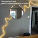 Vanity Lights for Mirror, Hollywood Style Makeup Lights with Dimmer and Power Supply, Waterproof, 16.ft/5M 600 Warm White LEDs Makeup Vanity for Bathroom (Mirror Not Included)