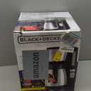 BLACK+DECKER 12-Cup Thermal Programmable Coffee maker, Brew Strength Selector, Auto-clean, Black and Silver
