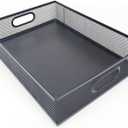 Metal Mesh Desk Organizer Tray, A4 Large Office Storage Box Set, 12.6X 9.1 x 2.8Inches