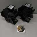 Wood Stove Fan, 6 Blades Wood Stove Fan Heat Powered, Fireplace Fan with Magnetic Thermometer, Wood Stove Accessories, Non Electric Fan for Wood/Log Burner Stove (Medium)