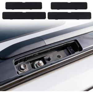 3 x Roof Rails Rack End Cover Compatible with Toyota RAV4 2019-2024 ABS Roof Rack Cover Cap Shell Replacement 4Pcs Glossy Black Exterior Accessories