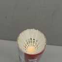 Goose Feather Badminton Shuttlecocks Birdies, 12 Pack Hight Speed Training Badminton Balls with Great Stability for Indoor Outdoor Sports (White)