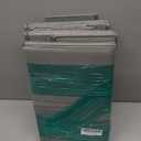 punemi Glass Storage Box, Glassware Storage Containers w/Hard Shell Side Bottom Support & Padded Dividers, Stackable Stemware Storage Case for 24 China Crystal Glasses Drinkware, Moving Supplies