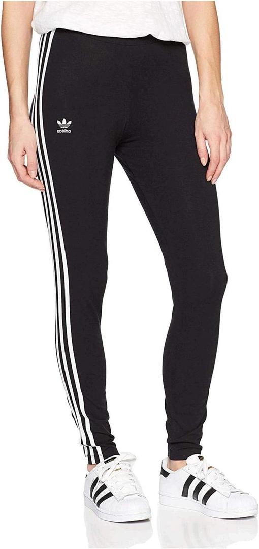 Adidas Originals Women's 3-Stripes Leggings (Black/White)