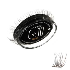 Lashify Curl Plus+ 10mm Gossamer Eyelash Extensions Refill in Truffle, Easy DIY False Lashes for the Most Delicate, Natural and Long Lasting Look