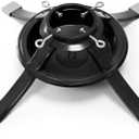 Large Christmas Tree Stand For Live Tree,Real Christmas Tree Base Fits for 2-Inch to 4.8-Inch Trunk,1-Gallon Water Capacity (SIZE L)