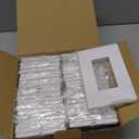 CML Screwless Wall Plates, 40 Pack Decorator Light Switch Covers, 1-Gang Decor Outlet Switch Plate, Standard Size 2.91x4.68, Impact Resistant, White