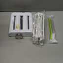 ANTREE 3-1 Pasta Maker Attachment for KitchenAid includes Pasta Sheet Roller attachment & Spaghetti Cutter & Fettuccine Cutter attachment, Easy to use and clean with Pasta Drying Rack & Cleaning Brush