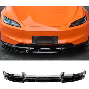 Front Bumper Spoiler Compatible with 2017-2026 Tesla Model 3