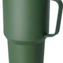 koodee Tumbler with Handle, 30 oz Stainless Steel Double Wall Insulated Tumblers with Lid and Straw Coffee Tumbler for Men and Women (Grass Green)
