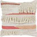 Livabliss Fulla 20" L x 20" W Pillow Cover, Peach