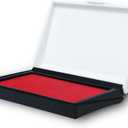 Red Ink Stamp Pad 2.75" x 3.93", Ink Paste Used for Office, Home, Crafting, DIY (Red)