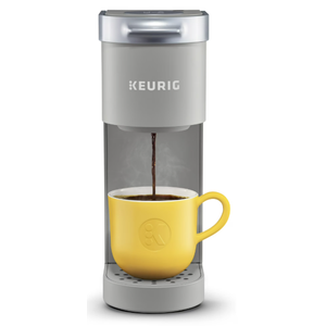 Keurig KMini Single Serve KCup Pod Coffee Maker, 6 to 12oz Brew size, with Cord Storage, Perfect for Small Spaces, Studio Gray