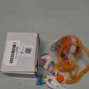 Interactive Cat Toys for Indoor Cats,The 3rd Generation Agile Moving Cat Ball with Elastic Mesh Tail,Automatic Kitten Toys for Bored Indoor Adult Cats,Motion Activated (Orange)