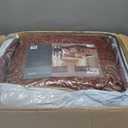 Madison Park Essentials Brystol 24 Piece Room in a Bag Faux Silk Comforter Jacquard Paisley Design Matching Curtains Down Alternative All Season Bedding-Set, Cal King(104"x92"), Red