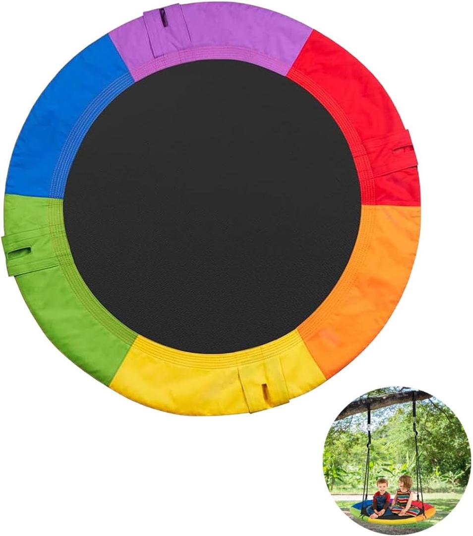 40-Inch Dish Tree Swing Replacement Fabric Cover,Oxford Fabric Outdoor Circle Swing Replacement Parts