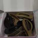 Flat Hair Clips:12pcs French No-Slip Large Flat Hair Claw Clips for Thin/Thick Hair, classic Matte Hair Accessories Gifts For Women Girls (Matte)